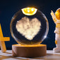 Starry Sky 3D Micro Landscape Crystal Ball Home Desktop Creative Interior Carving White Crystal Ball Ornament Craft Gift product