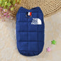 Pet dog clothing winter cotton dog vest jacket