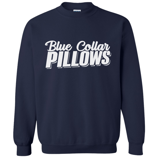Blue Collar Pillows - Crew Sweatshirt - Navy