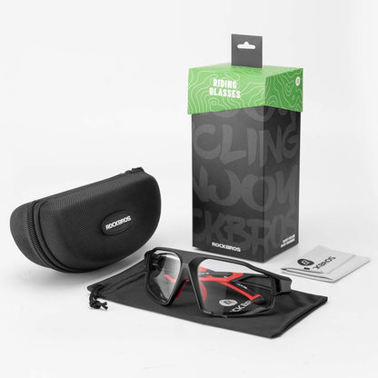ROCKBROS Photochromic Cycling Glasses UV400 Lens