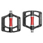ROCKBROS MTB Pedals Platform Bike Pedal Aluminum 9/16" Bicycle Pedal Non-Slip Lightweight Flat Pedals for BMX Road Mountain Bikes