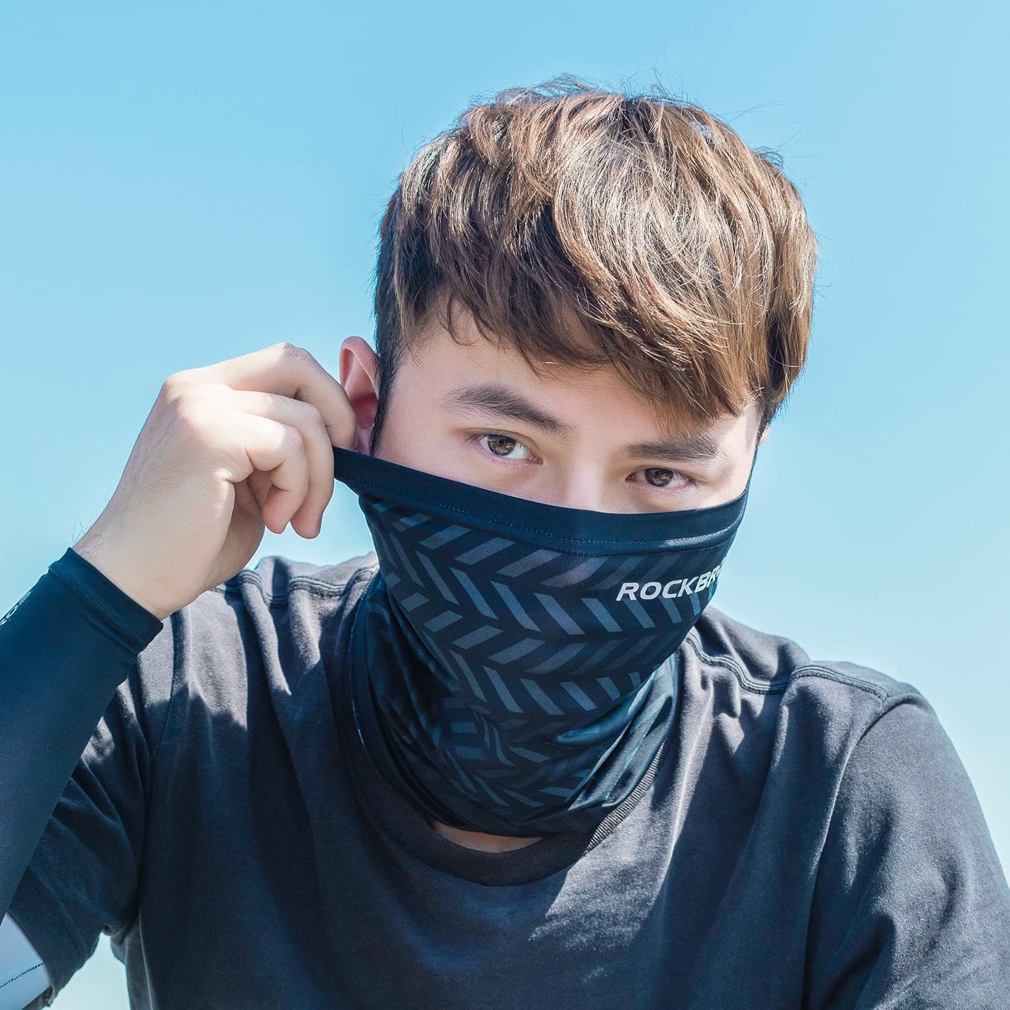 ROCKBROS Cooling Neck Gaiter Face Mask Fishing Scarf Face Cover for Men Women