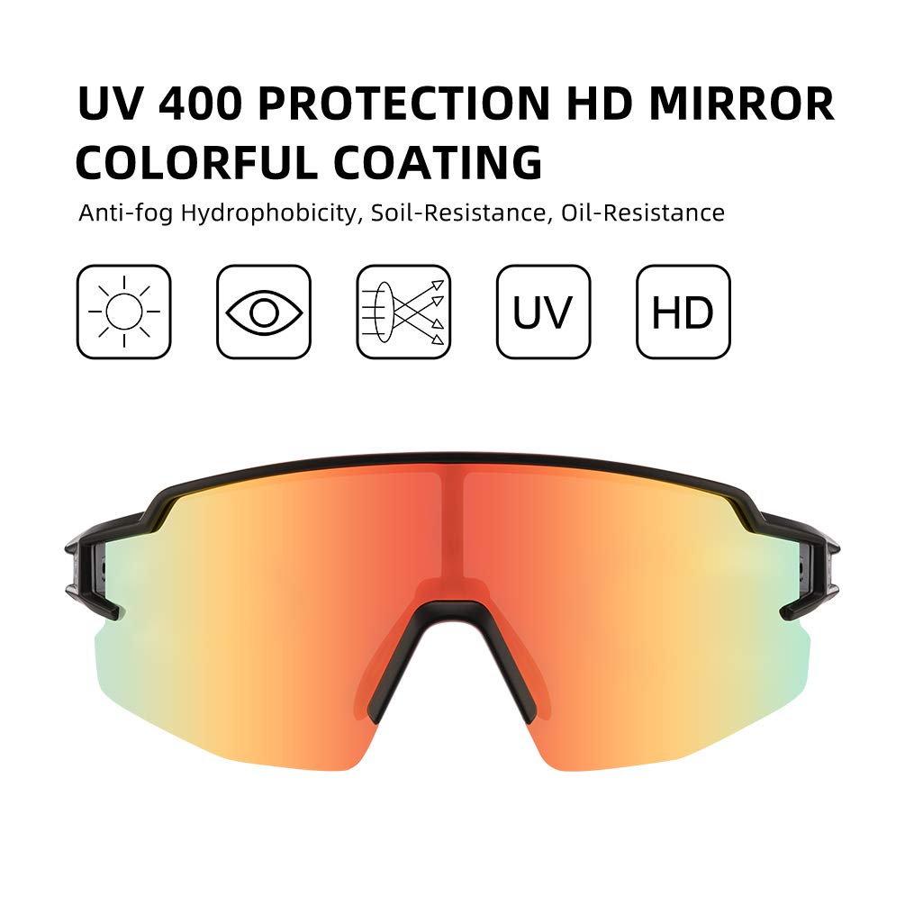 ROCKBROS-Ultralight Polarised Sports Sunglasses 22g