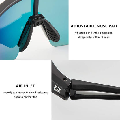 ROCKBROS-Ultralight Polarised Sports Sunglasses 22g