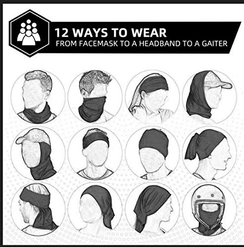 ROCKBROS Cooling Neck Gaiter Face Mask Fishing Scarf Face Cover for Men Women