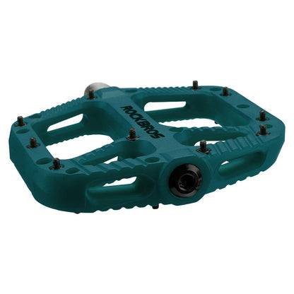 ROCKBROS Mountain Bike Pedals Nylon Composite Bearing 9/16" MTB Bicycle Pedals with Wide Flat Platform