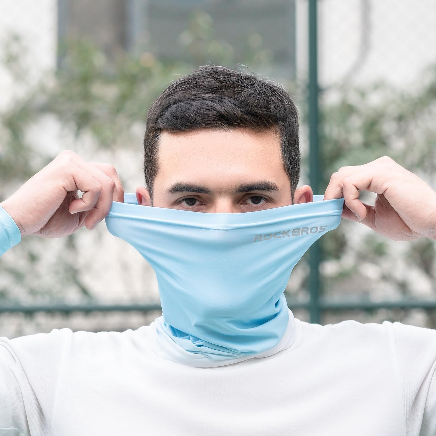 ROCKBROS Cooling Neck Gaiter Face Mask Fishing Scarf Face Cover for Men Women