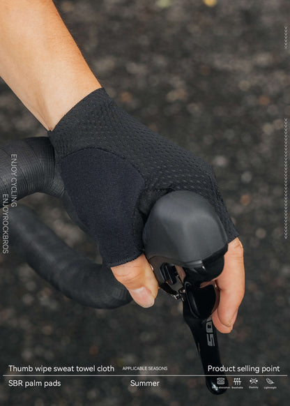 Breathable Anti-Slip Half Finger Cycling Gloves | ROAD TO SKY