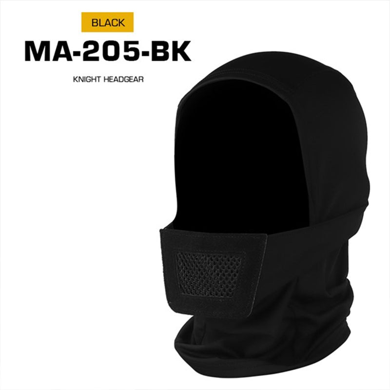 Men's Airsoft Mask, also a balaclava, for paintball, hunting, cycling. Knight style, full face protection.