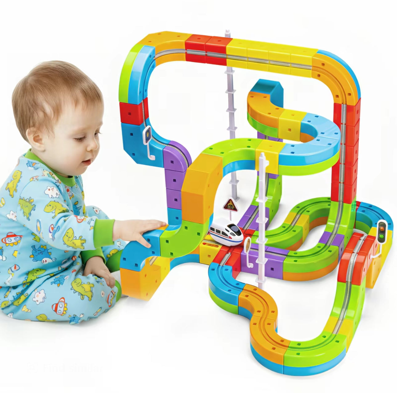 TrackBlaze Flex Train Set