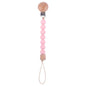 Infant and toddler products, beech wood pacifier clip, soothing wood octagonal pacifier, anti drop chain