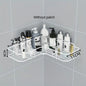 Bathroom Storage Rack Toilet Washroom Wall-Mounted Hole-Free Multi-Functional Iron Mesh Long Strip Organizer