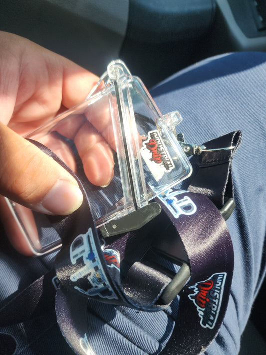Industrial Drip Lanyard and Badge Holder