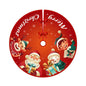 Deer Head Snowflake Santa Claus Gift Box Series Christmas Tree Bottom Decoration Apron Atmosphere Decoration