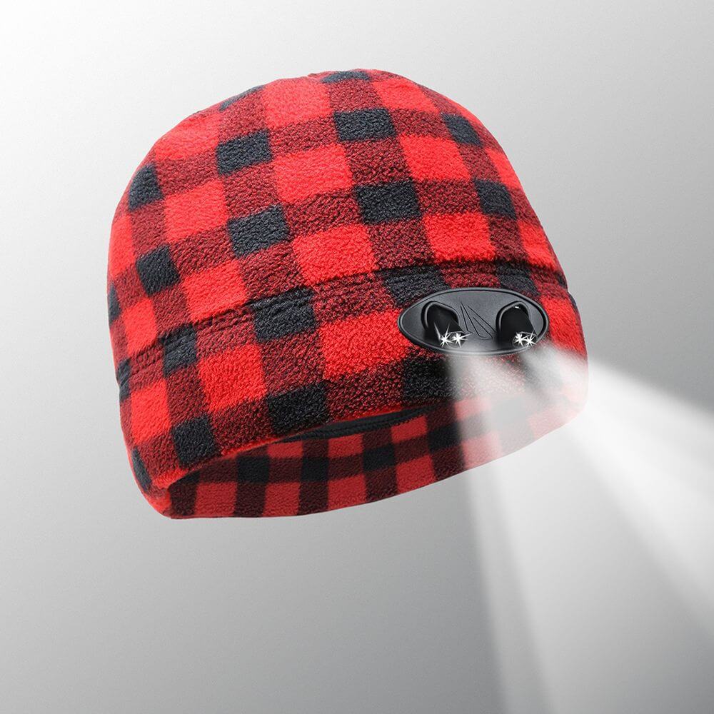 POWERCAP 35/55 Fleece LED Beanie Hat With Lights