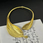 Metal leaf shaped flower bracelet bracelet