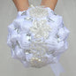 Artificial Wedding Bouquets Hand Made Flower Rhinestone Bridesmaid Crystal Bridal Wedding Bouquet