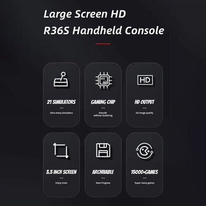 R36S Portable Handheld Retro Arcade Joystick All-in-One Open-Source Gaming Console