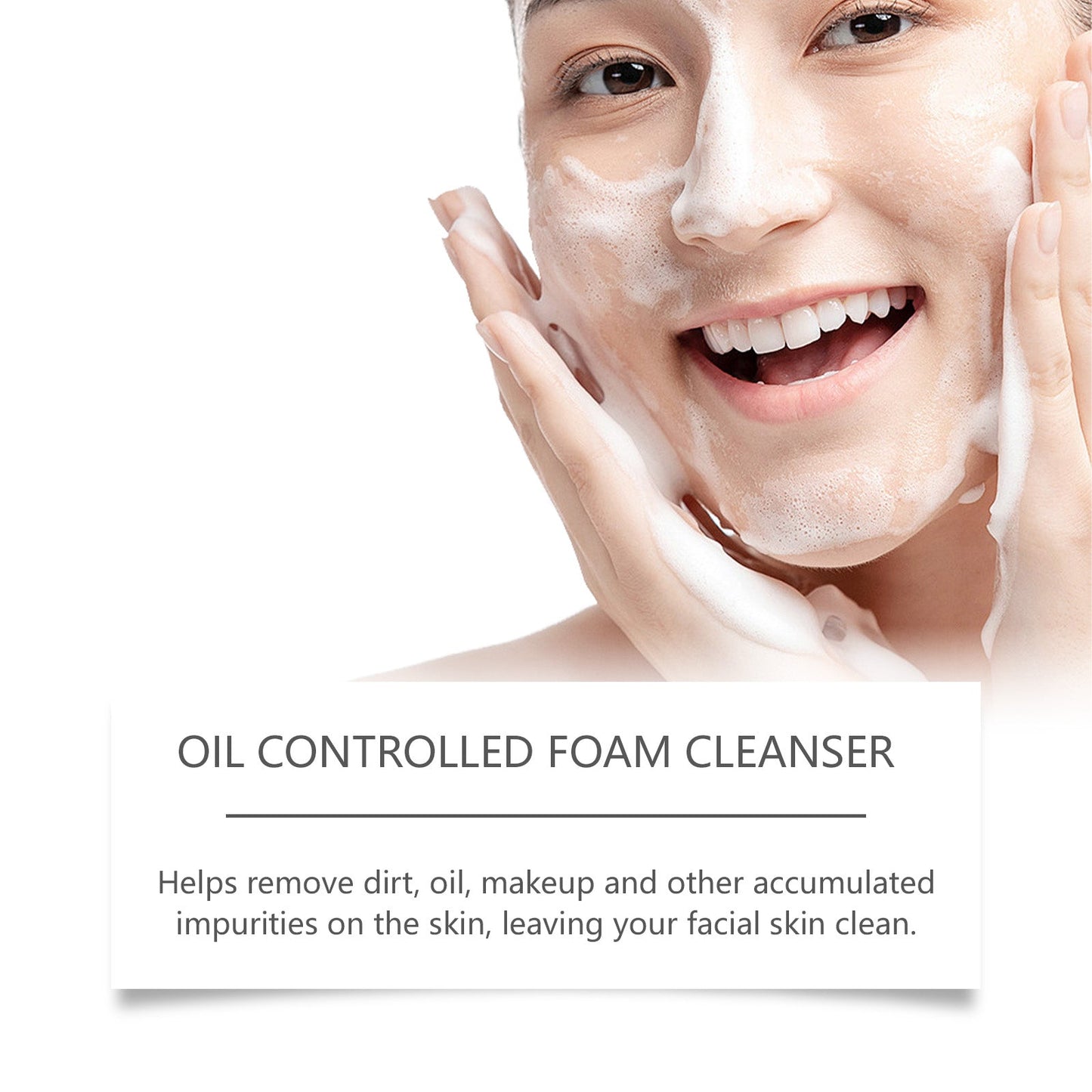 Charcoal Facial Cleanser Cleans Facial Skin From Oil And Dirt, Keeps Moisturizing, Refreshing And Oil Controlling