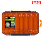 14-Compartment Fishing Tackle Box for Accessories, Lures & Hooks, Double-Sided Organizer.