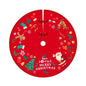 Deer Head Snowflake Santa Claus Gift Box Series Christmas Tree Bottom Decoration Apron Atmosphere Decoration