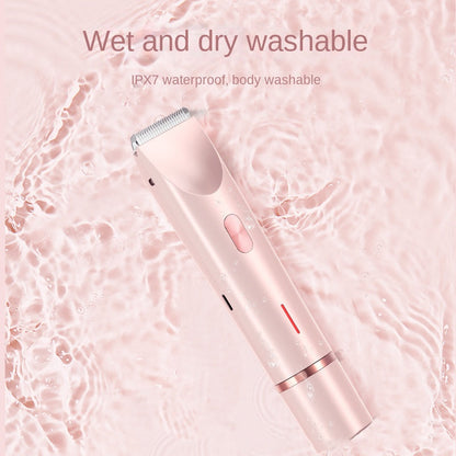 Double headed shaver new electric hair removal device women's private pubic hair removal device