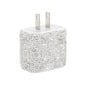 Diamond studded phone charger US standard PD20W phone charger suitable for Apple phone fast charging head