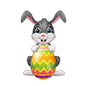Reflective honeycomb lattice soft magnetic car sticker Easter Easter egg rabbit Santa Claus