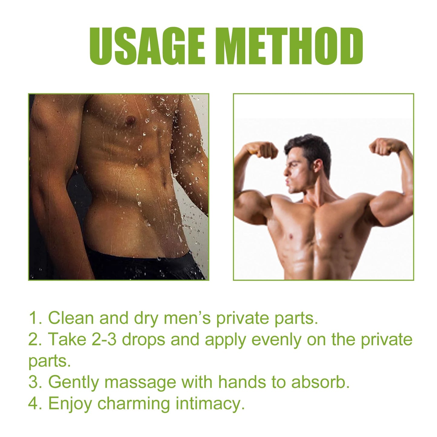 Men's Body Massage Essential Oil, Men's Toning And Energizing Body Care Essential Oil