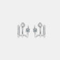 Moissanite 925 Sterling Silver Earrings