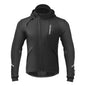 ROCKBROS Men's Winter Cycling Jacket for 5–32°F Thermal Windproof for Biking, Running, Hiking