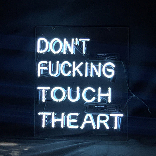 Don't Fucking Touch The Art Neon Signs Light