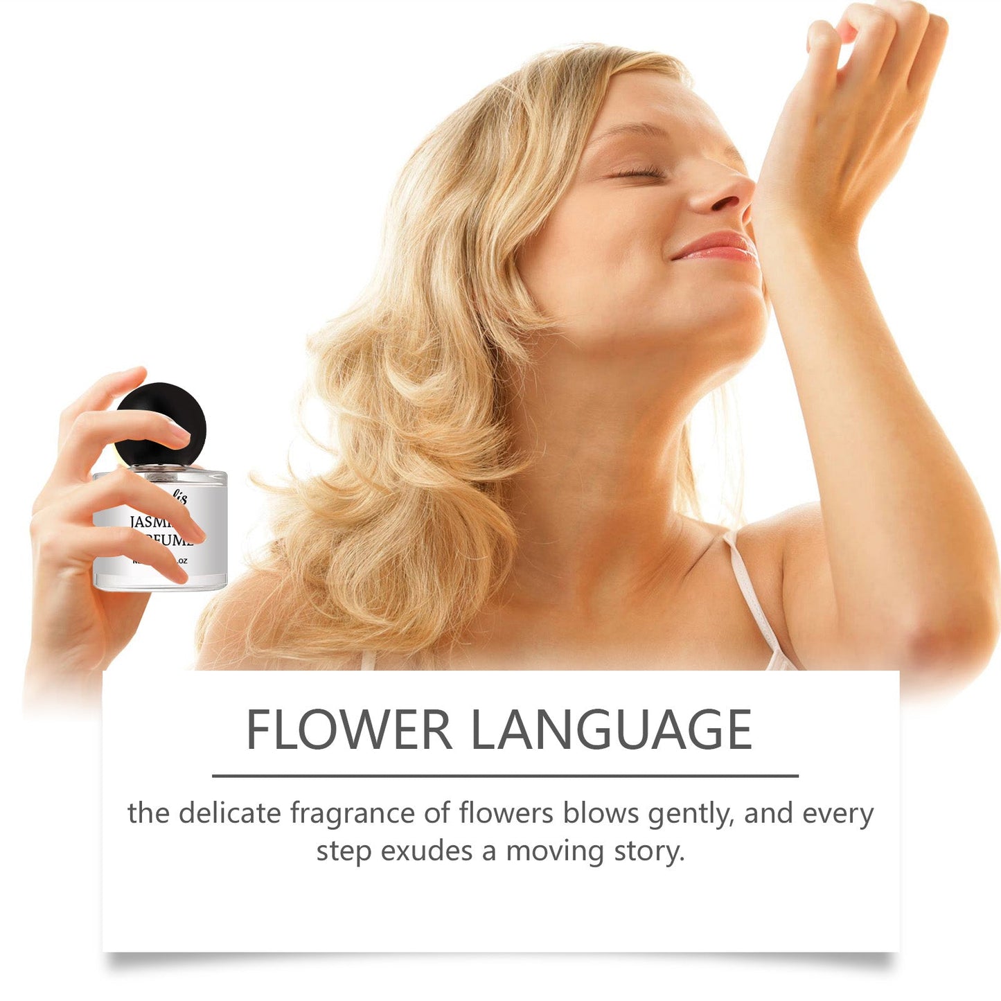Romantic Pair Of Jasmine Perfume, Light Elegant Exudes Charm Leave Fragrance Fragrance Eau De Toilette Wood Floral Notes