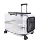 Rolling Pet Travel Trolley with Wheel, Transparent Capsule, Pink, Green, Puppies, Dogs, Cat Carriers Bag, 5-20Kg
