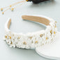 Small Fresh Colorful Flowers Headdress Glass Diamond Retro Headband Female Trendy Hair Band Hair Accessories