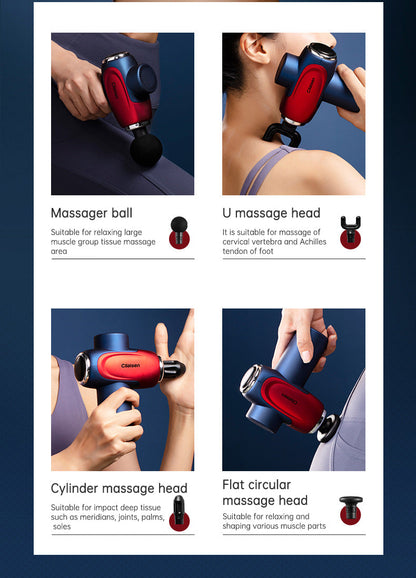CP-F10 fascia gun muscle massager cervical muscle relaxer electric menstrual gun leg electric