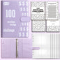 100 Envelope Challenge Binder Couples 100 Day Challenge Savings Savings Notebook