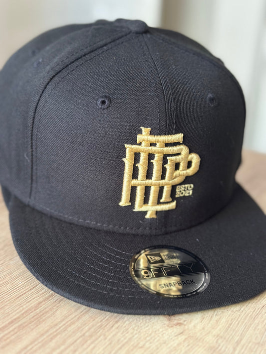 Black on Gold Snapback
