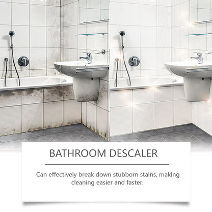 Bathroom Sink Stainless Steel Cleaner Shower Room Glass Scale Decontaminating Cleaner Bathtub