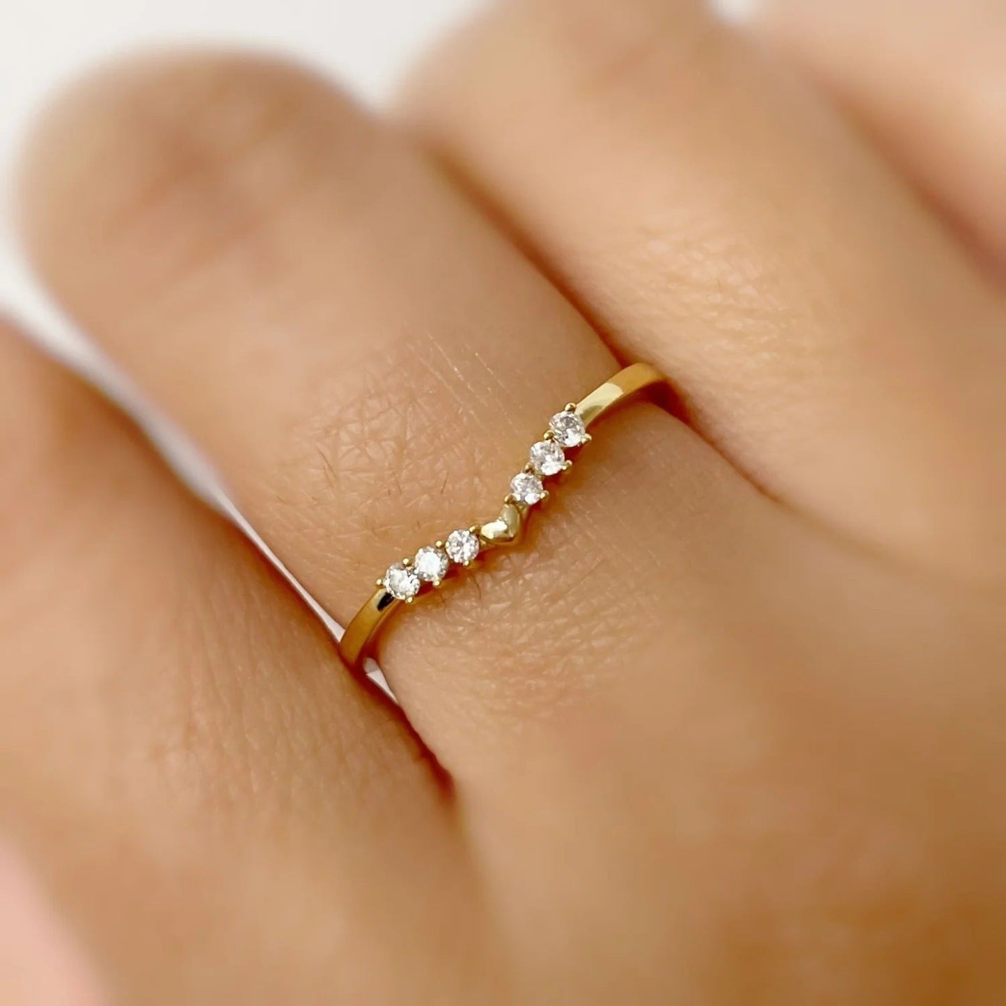925 Sterling Silver Inland Zircon Ring