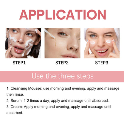 5 In 1 Facial Moisturizer Set, Hydrating And Moisturizing Deep Moisturizing Whitening, Brightening And Firming Skin