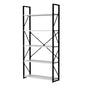 5-Tier Bookshelf, Freestanding White Book Shelf Modern Minimalist Open Display Storage Book Shelves Standing Shelving Unit White