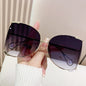 sunglasses Women Vacation Luxury Oversized Fashion Glasses Sunscreen Luxe Femme Lentes De Sol Mujer Lunette Soleil Femme
