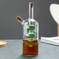Kitchen Storage Sealed Bottles, Double-layer 2-in-1 Glass Bottles, Oil, Vinegar, Sauce, Seasoning Bottles, Kitchen Tools