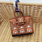 Small house bag mini window pendant headphone bag lipstick car key backpack backpack decoration