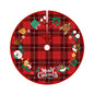 Deer Head Snowflake Santa Claus Gift Box Series Christmas Tree Bottom Decoration Apron Atmosphere Decoration