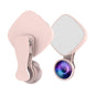 Selfie Ring Light with HD 3 in 1 Fisheye Wide Angle Macro Lens Flash Led Camera Phone Photography for iPhone Samsung Lens