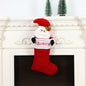Christmas Decorations Single Head Hug Christmas Socks Gift Bag Candy Bag Christmas Eve Bedhead Pendant