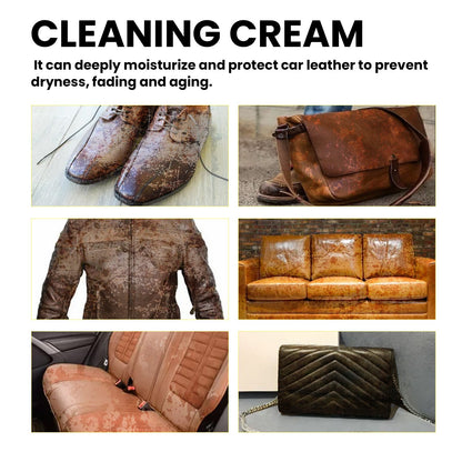 Cleaning Cream, Sofa Seat Polishing Complementary Color Brightening Scratch Care Repair Cream