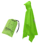 3 - in - 1 Waterproof Rain Poncho for Outdoor Use: Motorcycle, Camping, Hiking & Travel